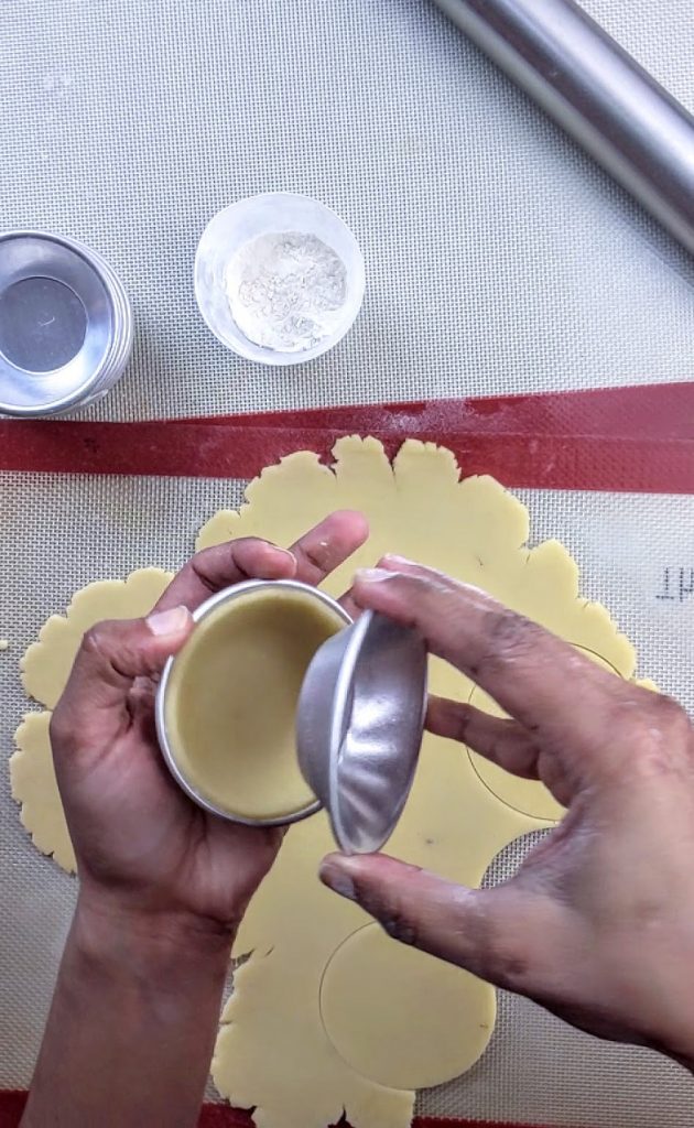 press the dough