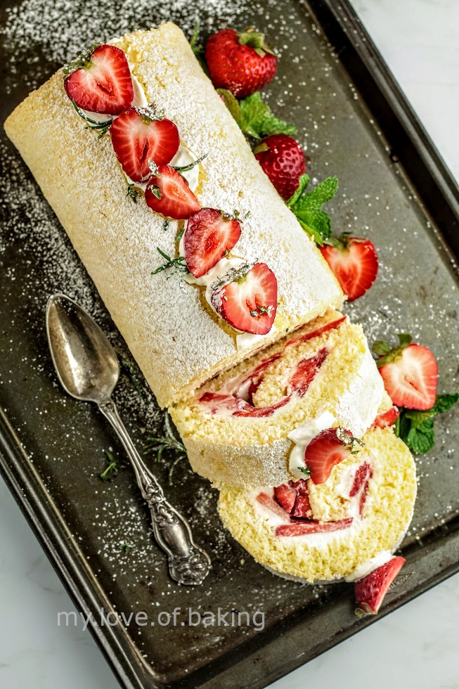 sponge roll cake