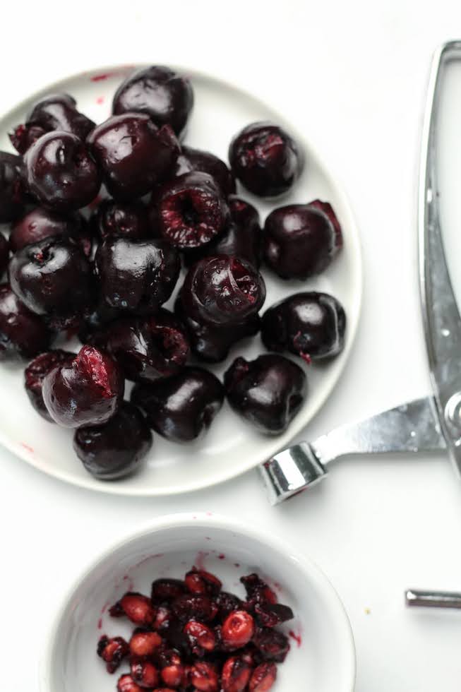 prepare cherries