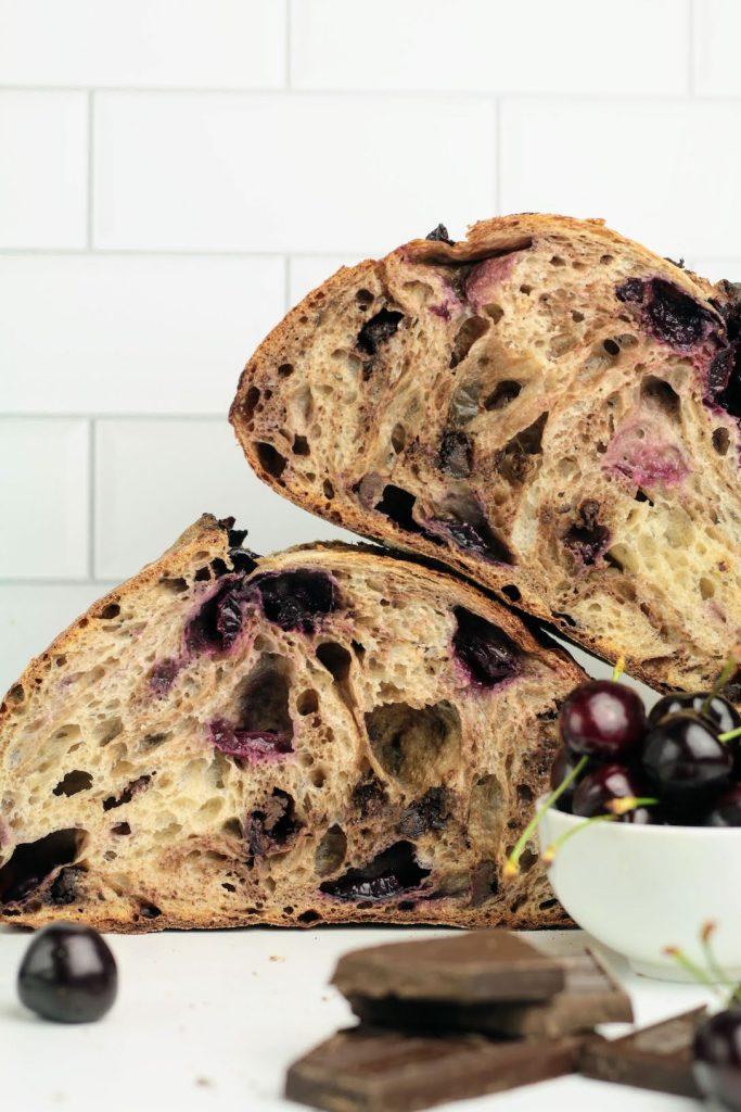 Cherry chocolate sourdough