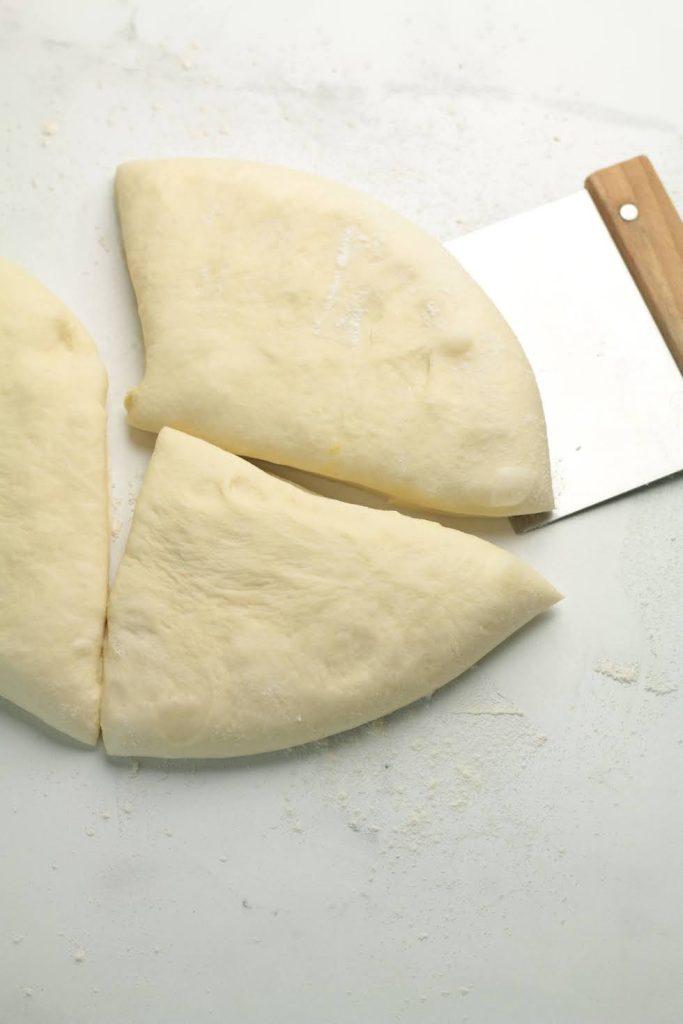 divide into three