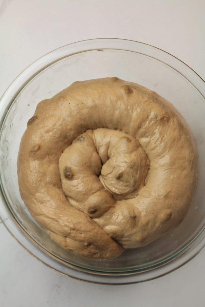proofed dough