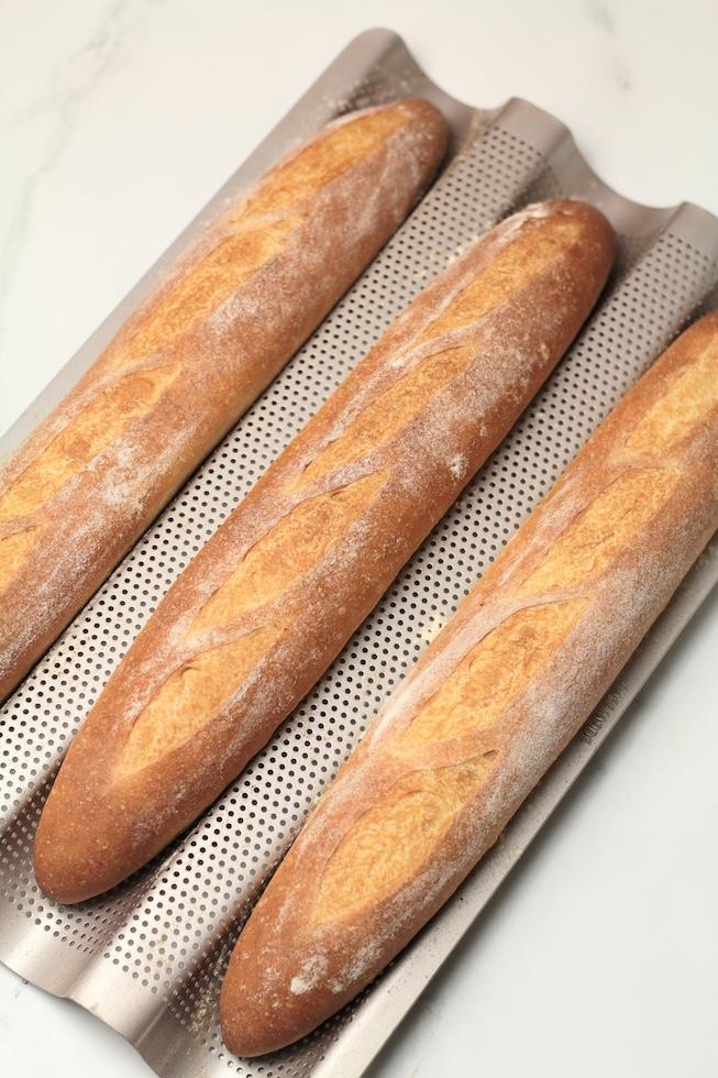 baked baguettes