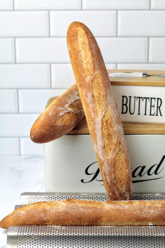 Sourdough French baguettes