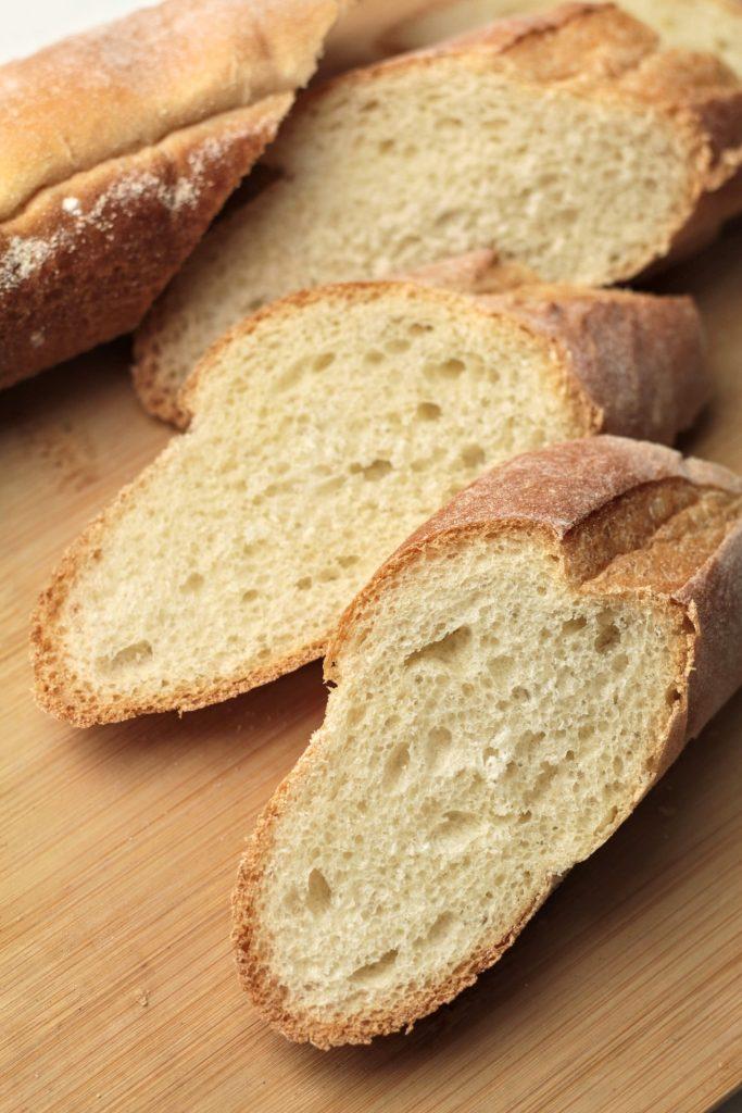 french baguette crumb