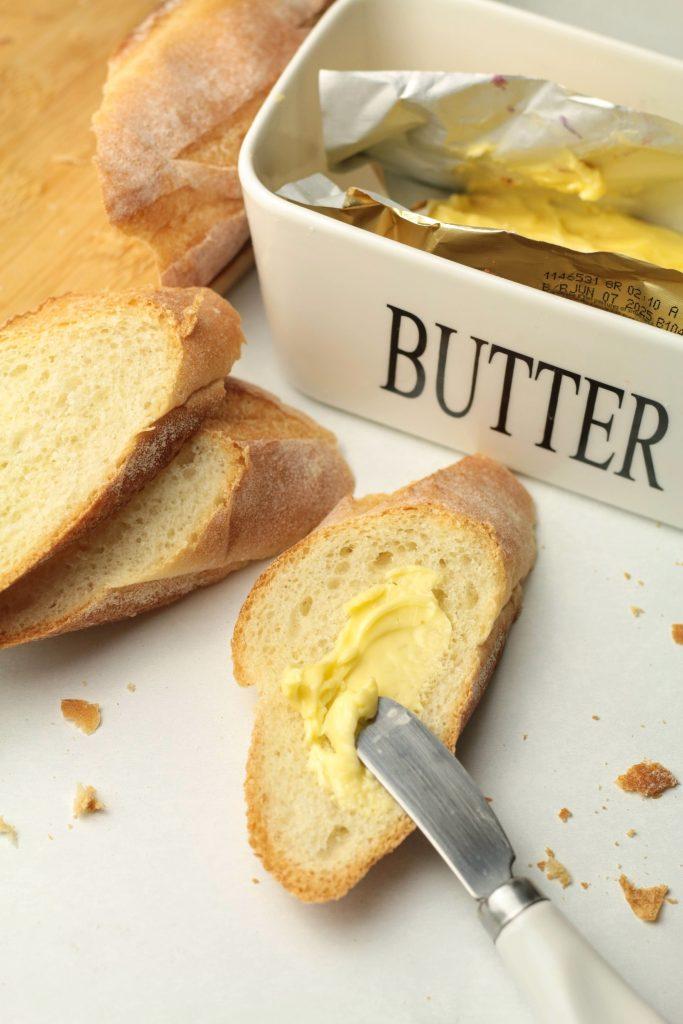 French baguette crumb