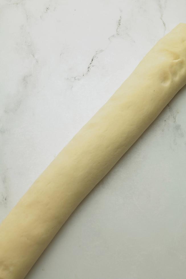 rolled dough log