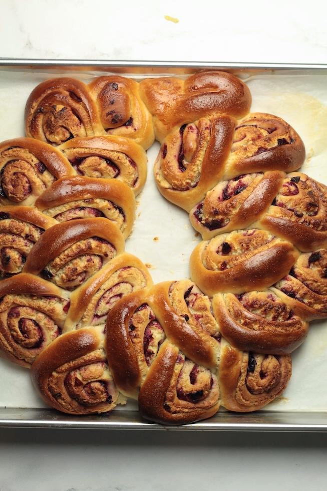 baked wreath