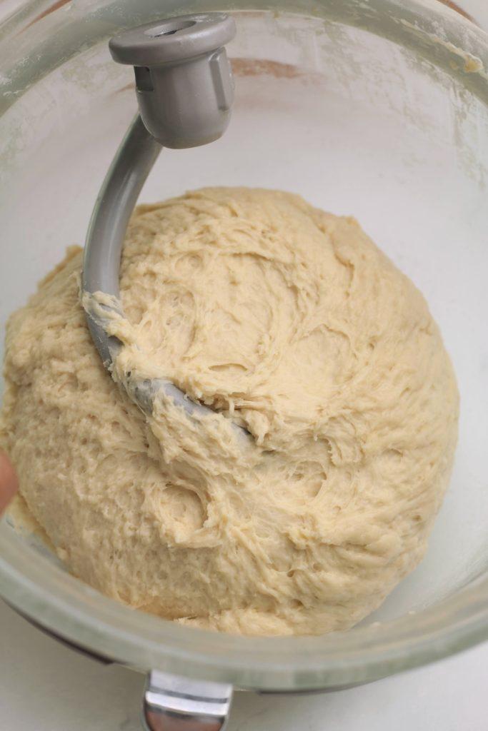 change to dough hook