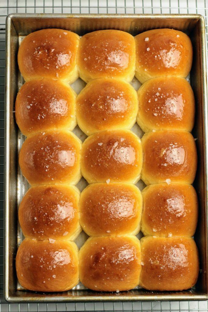 Brushed with honey butter