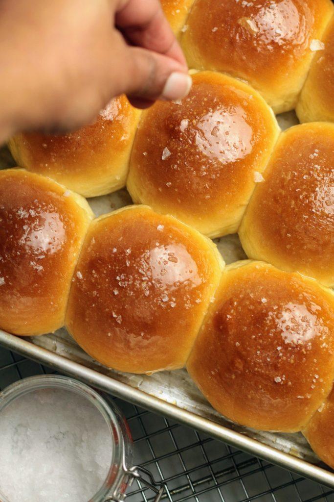 Sprinkle with sea salt