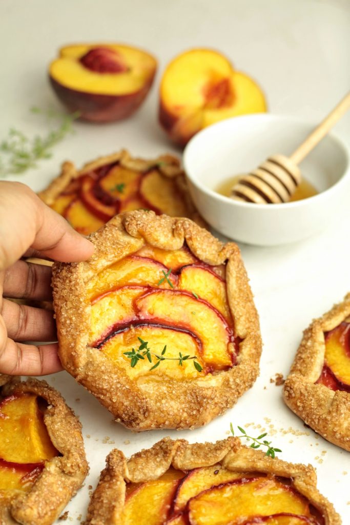 peach galettes