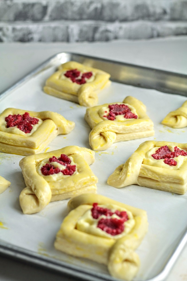 fill with custard