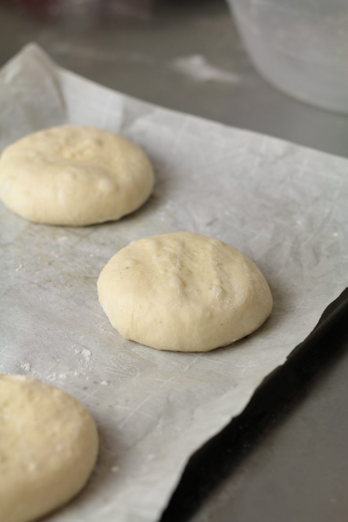shaped dough