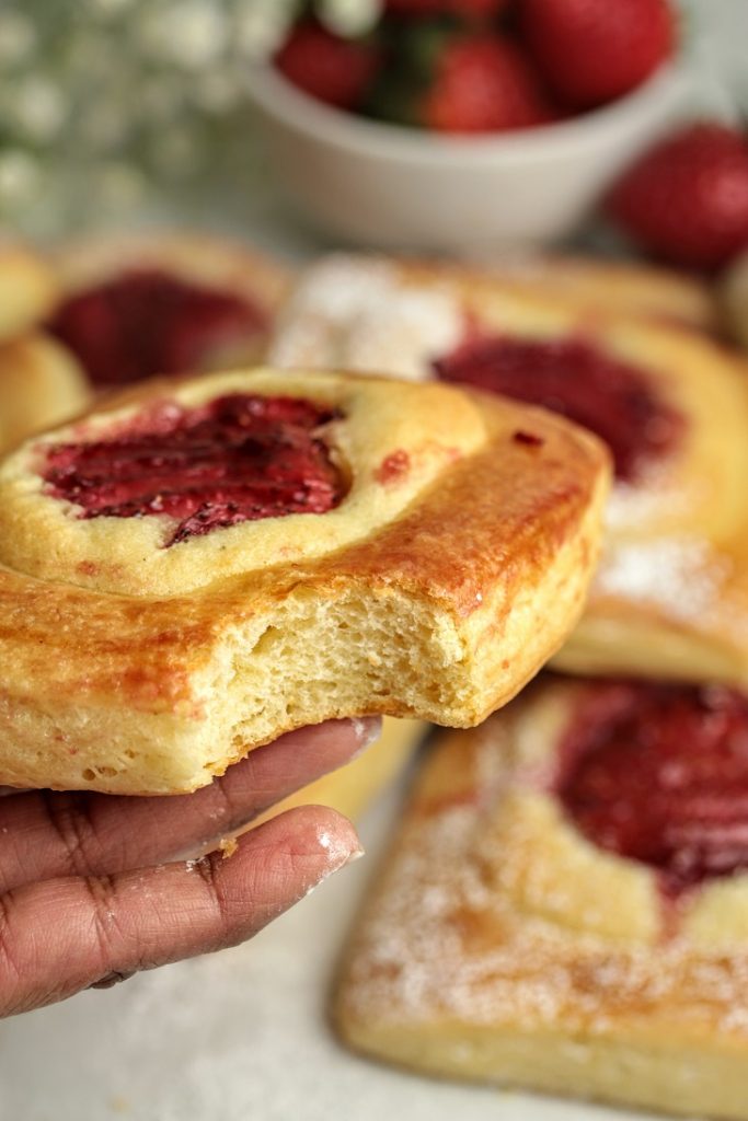 sourdough brioche frangipane tarts