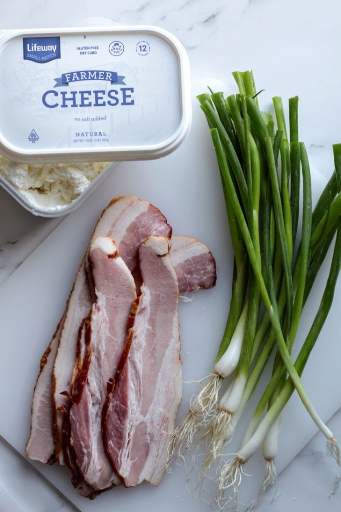 bacon and scallion