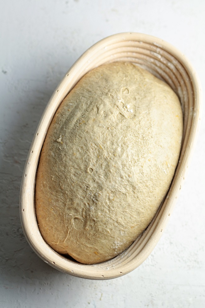 fully proofed bread