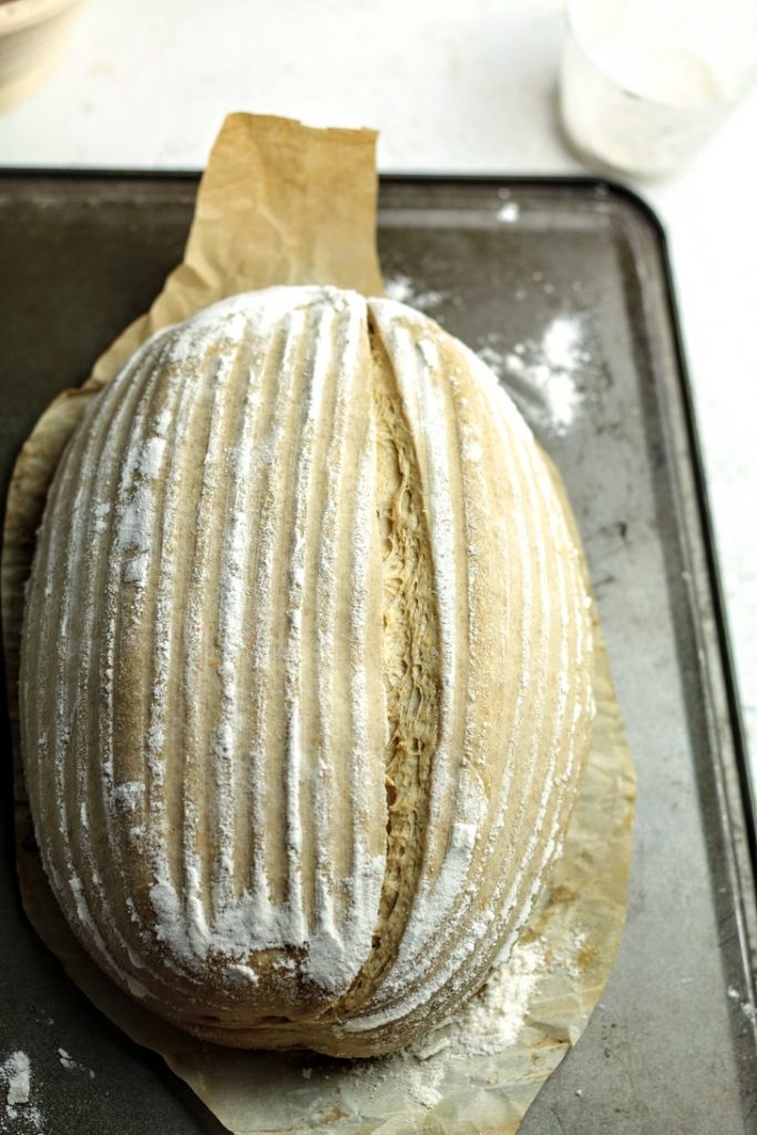 slashed bread