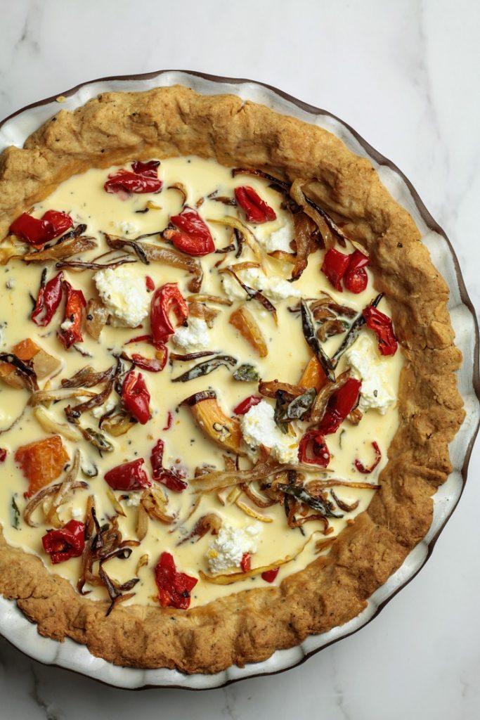 fill with custard