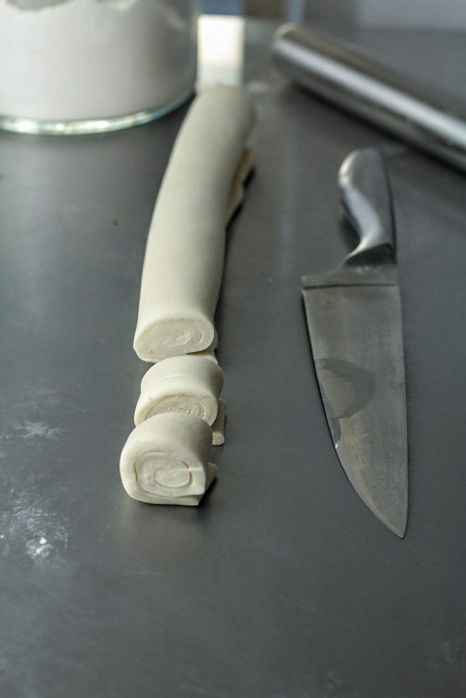 cut the dough