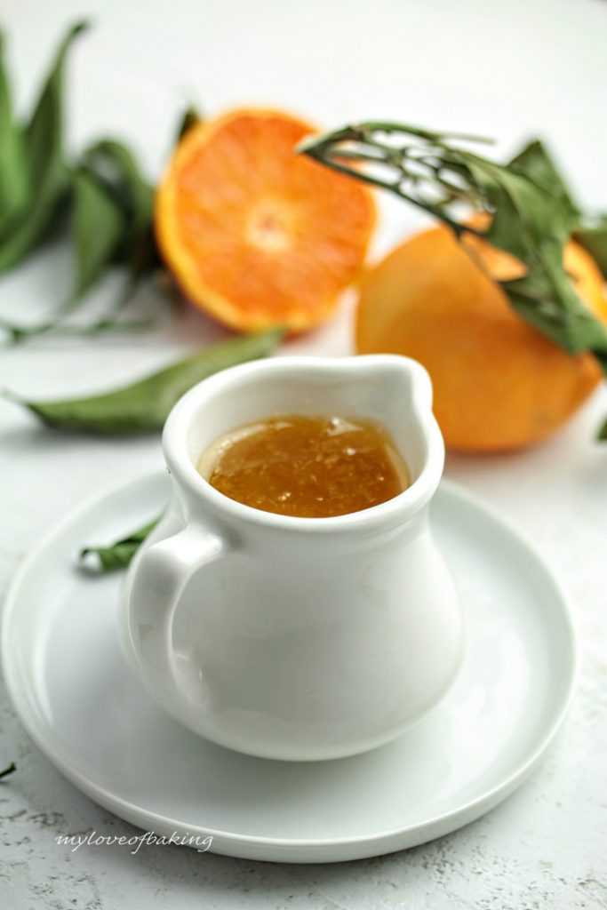 The Orange syrup