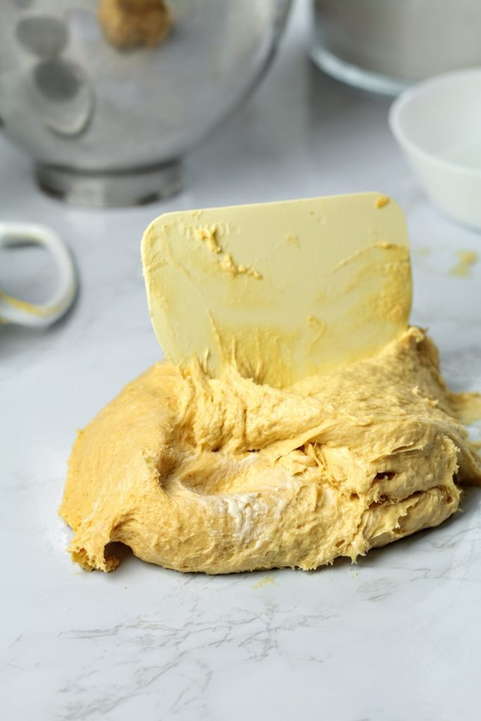 sticky dough