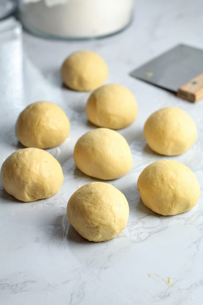 shaped dough