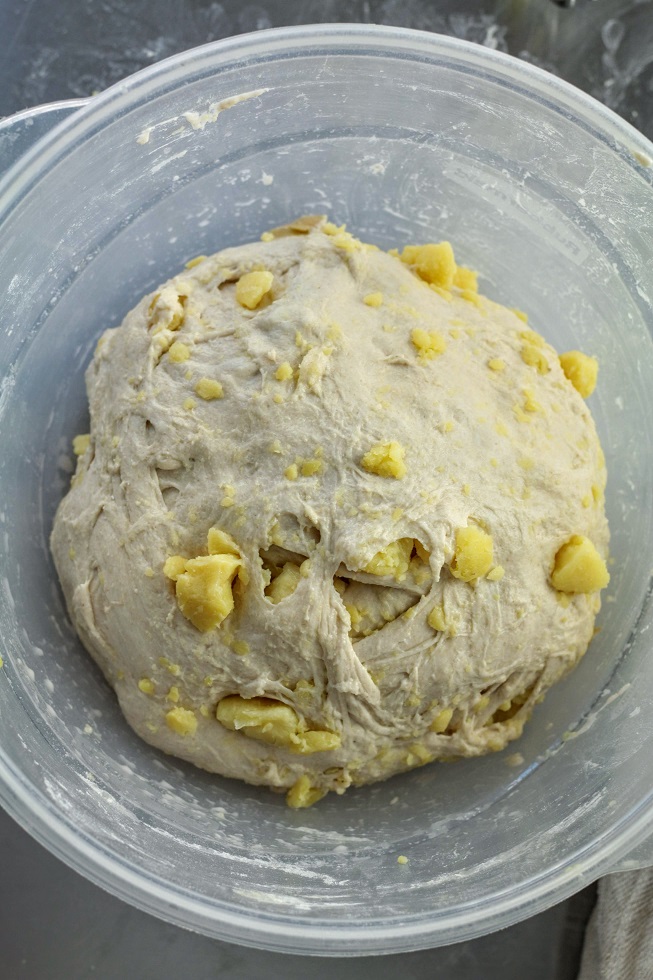 mixed dough