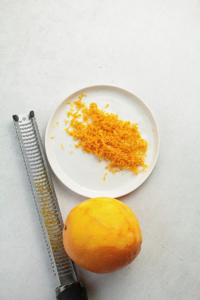 zest or two oranges