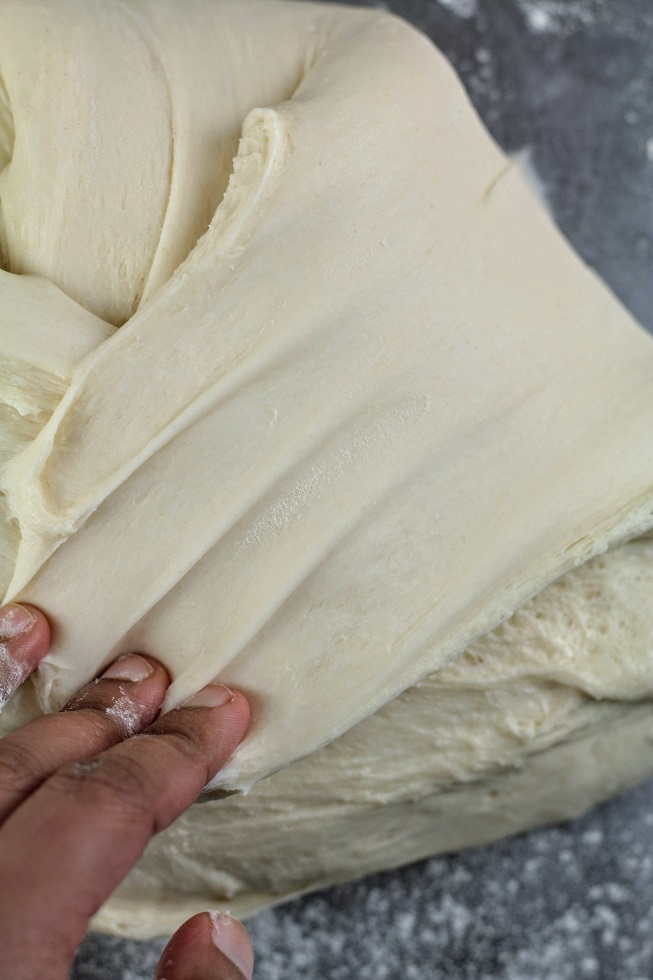 fold in the dough