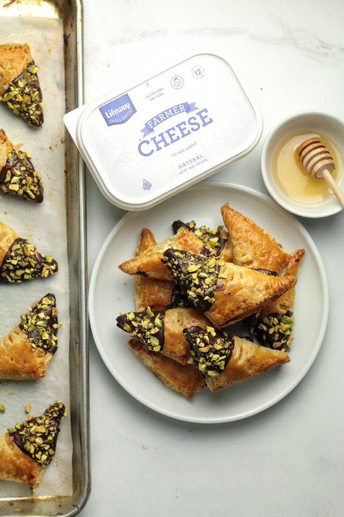 farmer cheese puff pockets