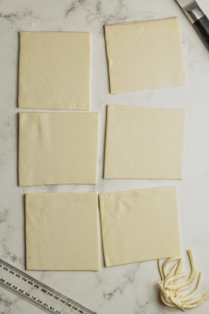 cut the pastry