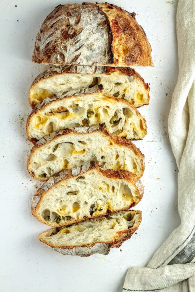 jalapeno and cheddar sourdough