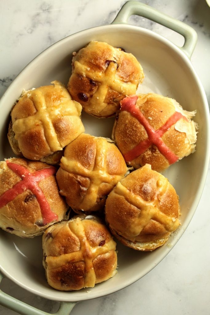 arrange buns