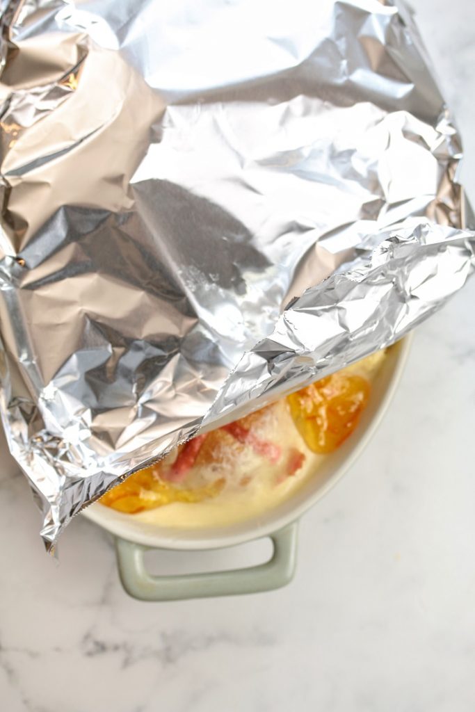 cover with foil