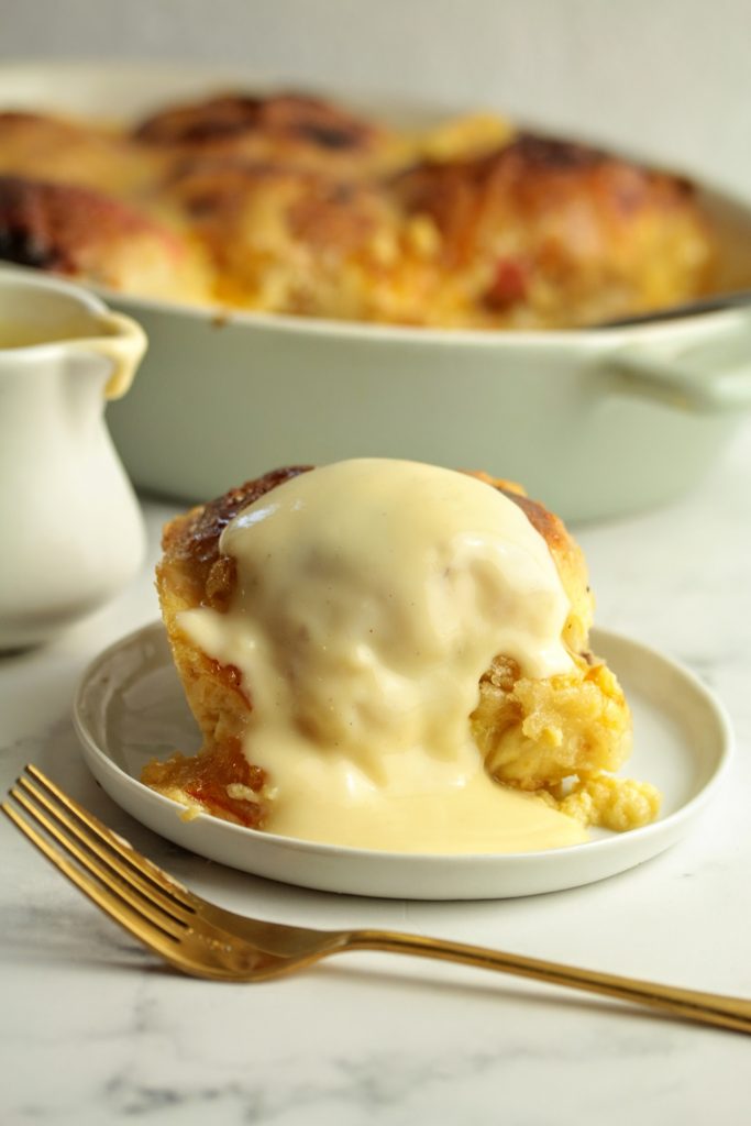 serve with more custard