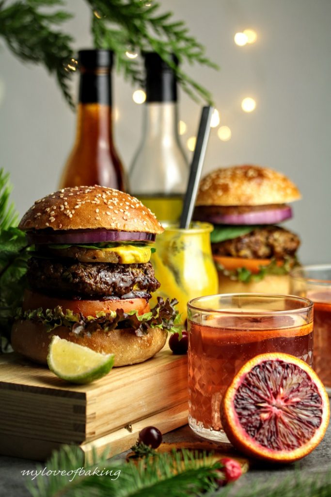 burgers made with potato bun