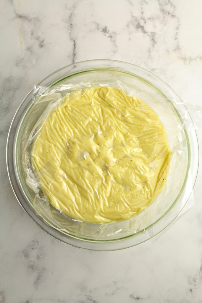 chill the custard