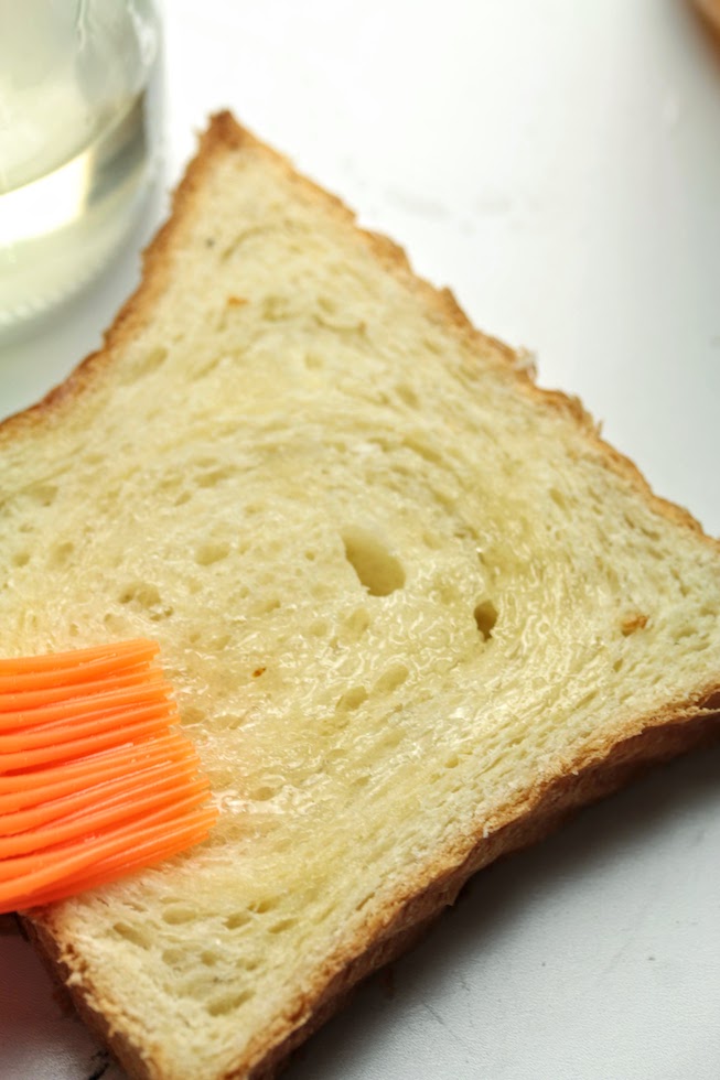 brush with sugar syrup