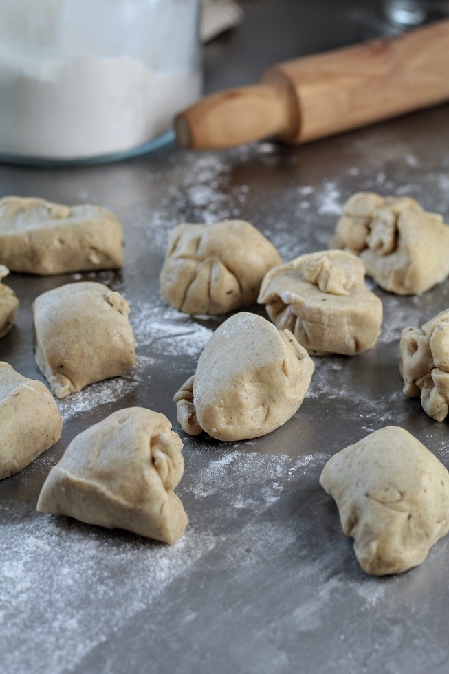 divided dough