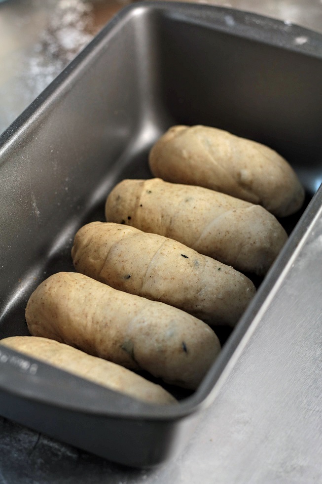 shaped dough