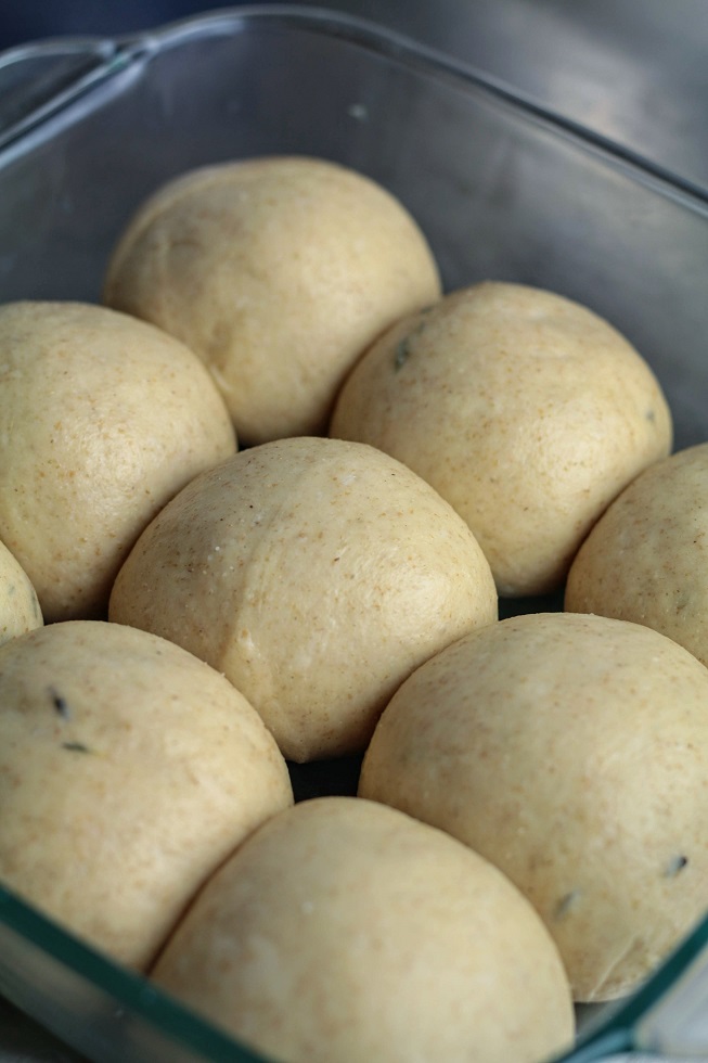 proofed dough