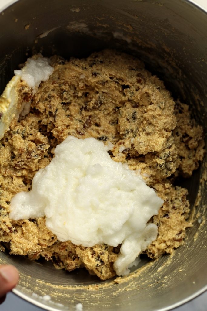 add the egg whites