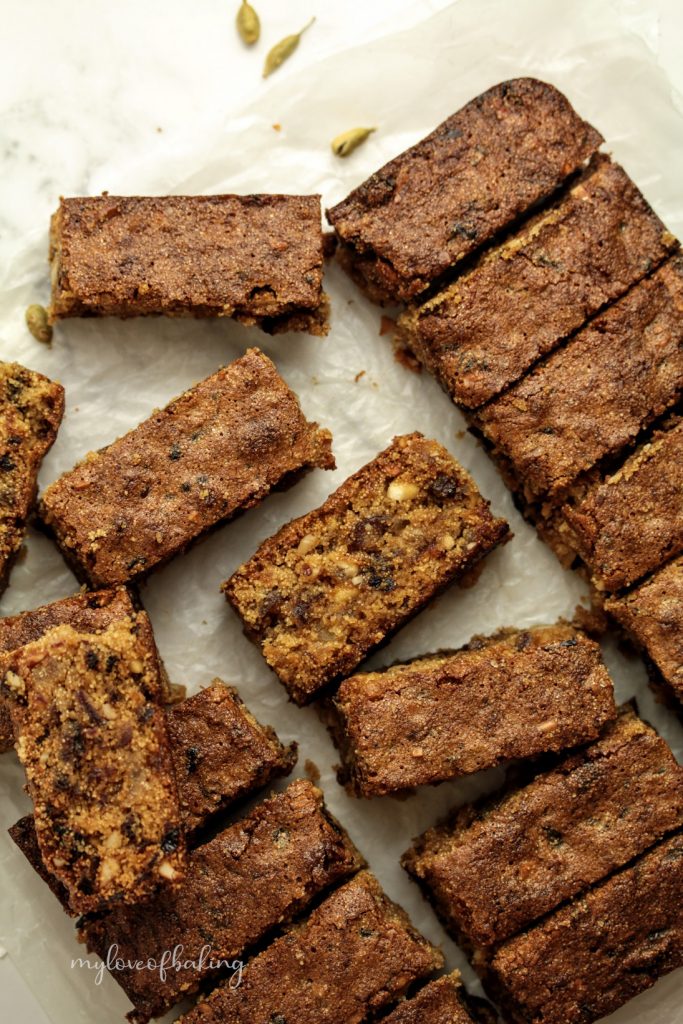 Fruit &amp; Nut Jaggery cake