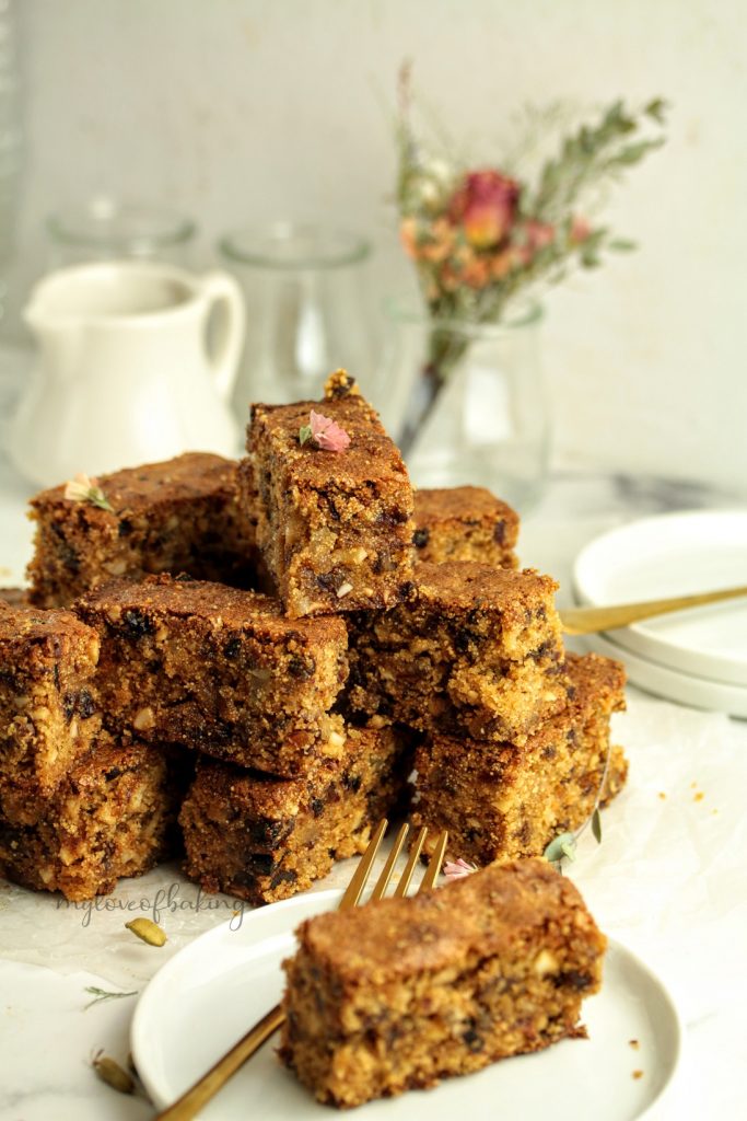 Fruit &amp; Nut Jaggery cake