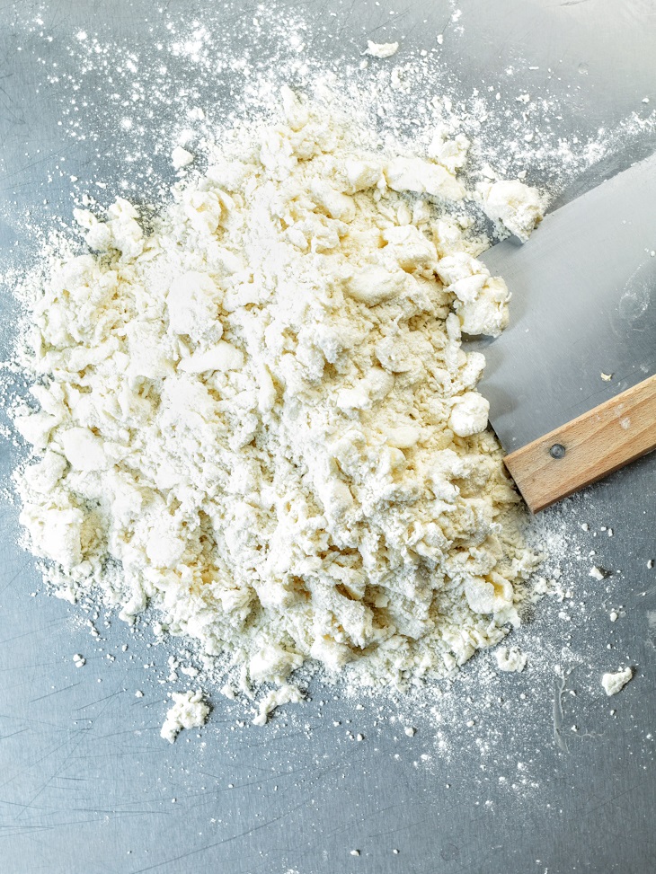 mixed dough