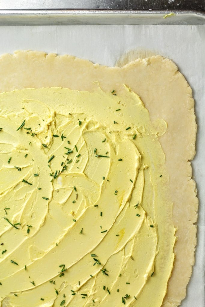 spread the cheese