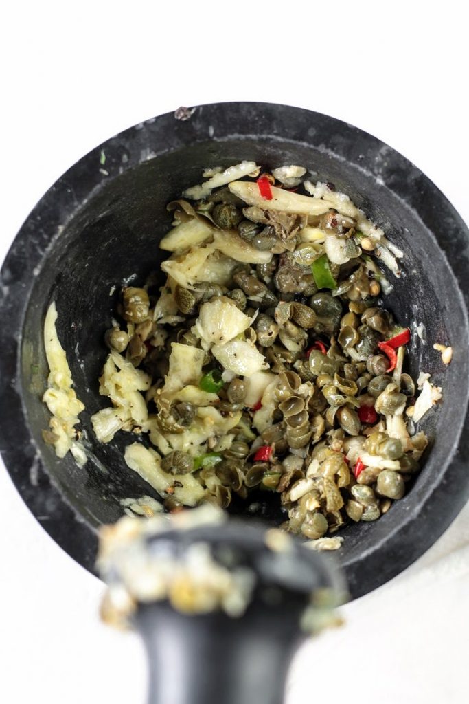 chop capers