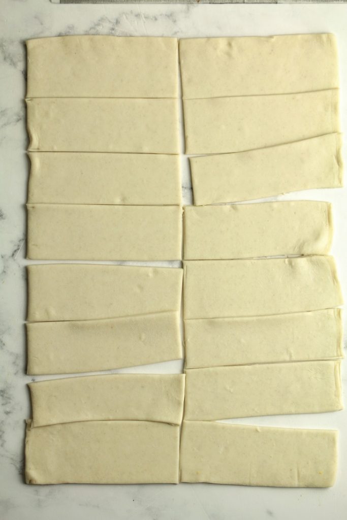 cut in to equal pieces