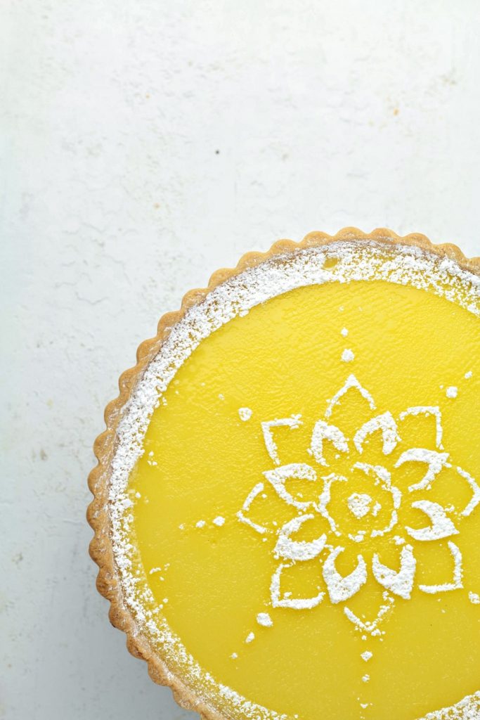 baked lemon tart